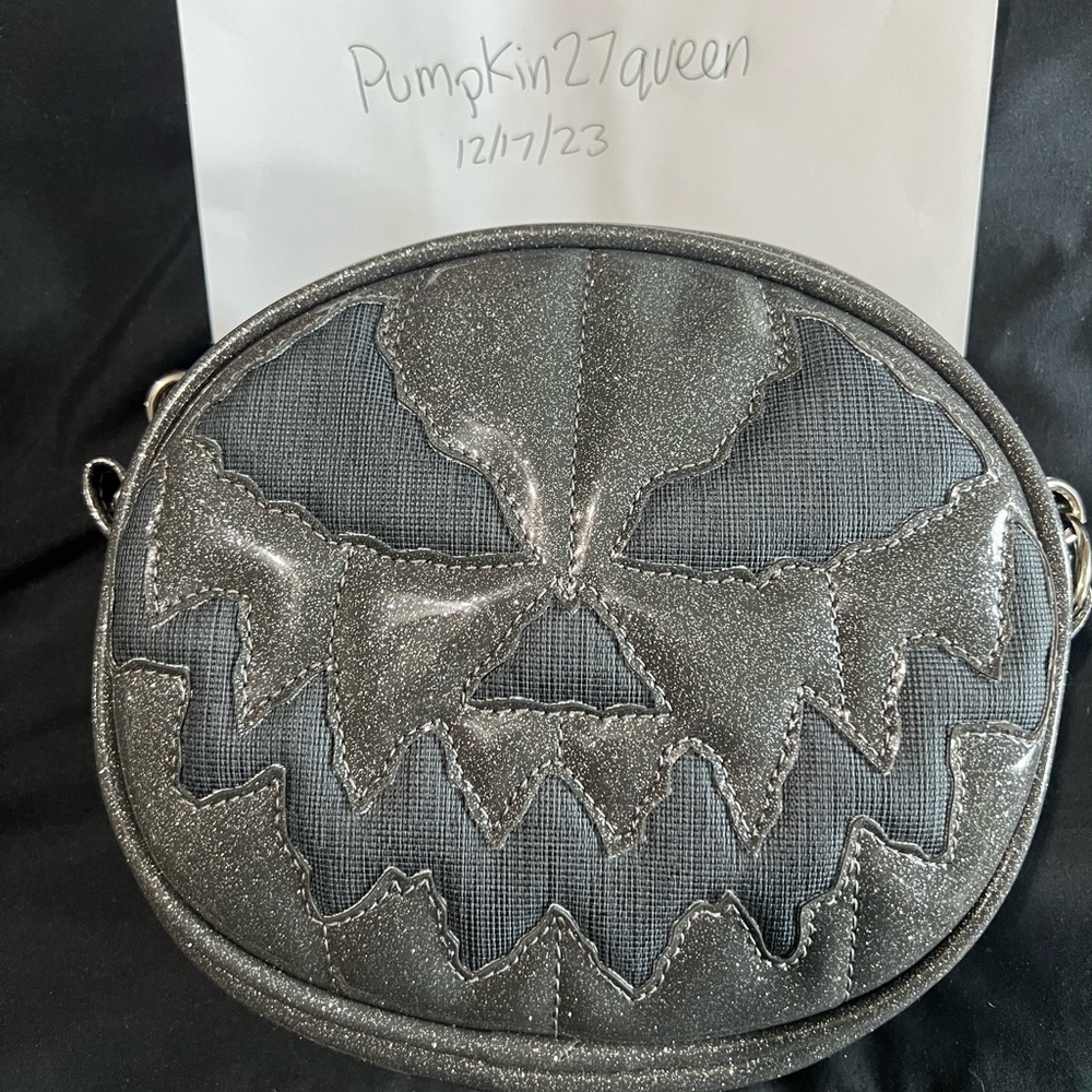 Love Pain and Stitches Handcrafted Pumpkin Purse